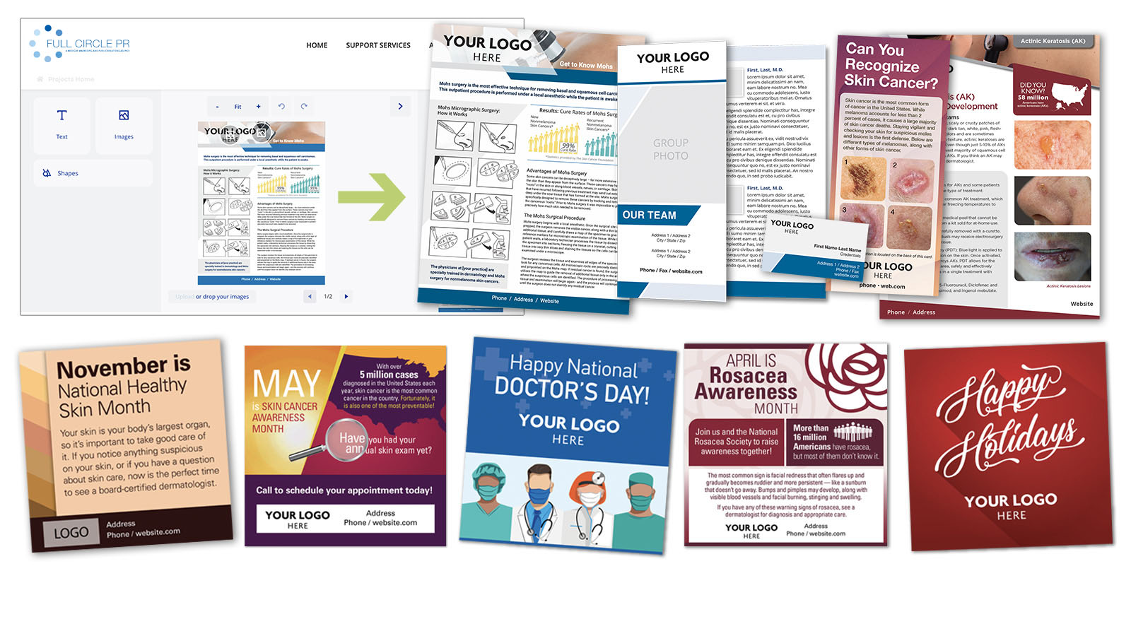 Full Circle PR Design Portal